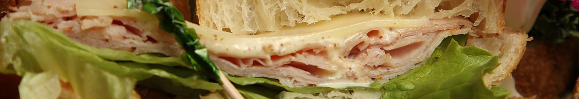 Eating Deli Sandwich Cafe at Cottonwood cafe restaurant in Oakdale, CA.